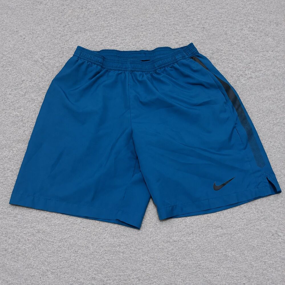 Nike Dri-FIT Men’s Large Blue Running Training Shorts L 100% Recycled Polyester
